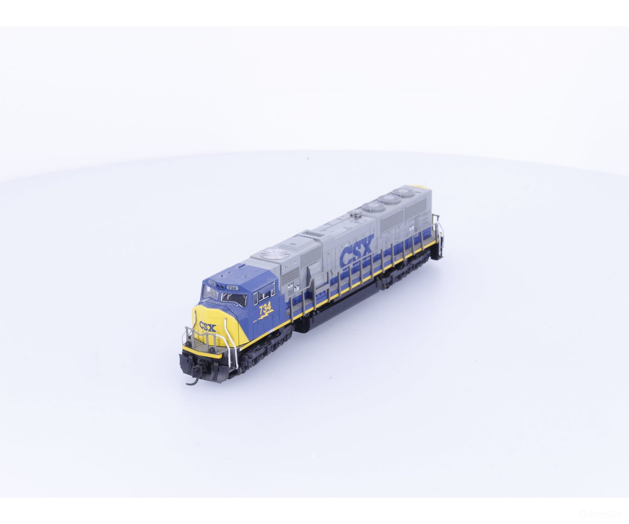 Kato 176-6308 N SD70MAC Diesel Locomotive CSX (CSX) 734 Analog DC - Locomotives