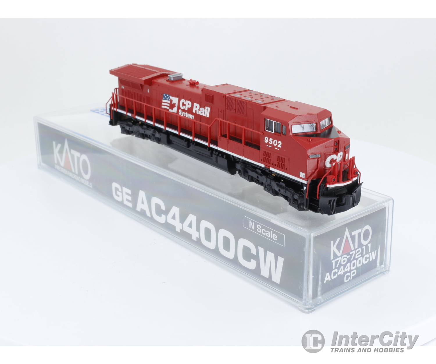 Kato 176-7211 N Ac4400Cwcp Locomotive Canadian Pacific (Cp) 9502 Analog Dc Locomotives