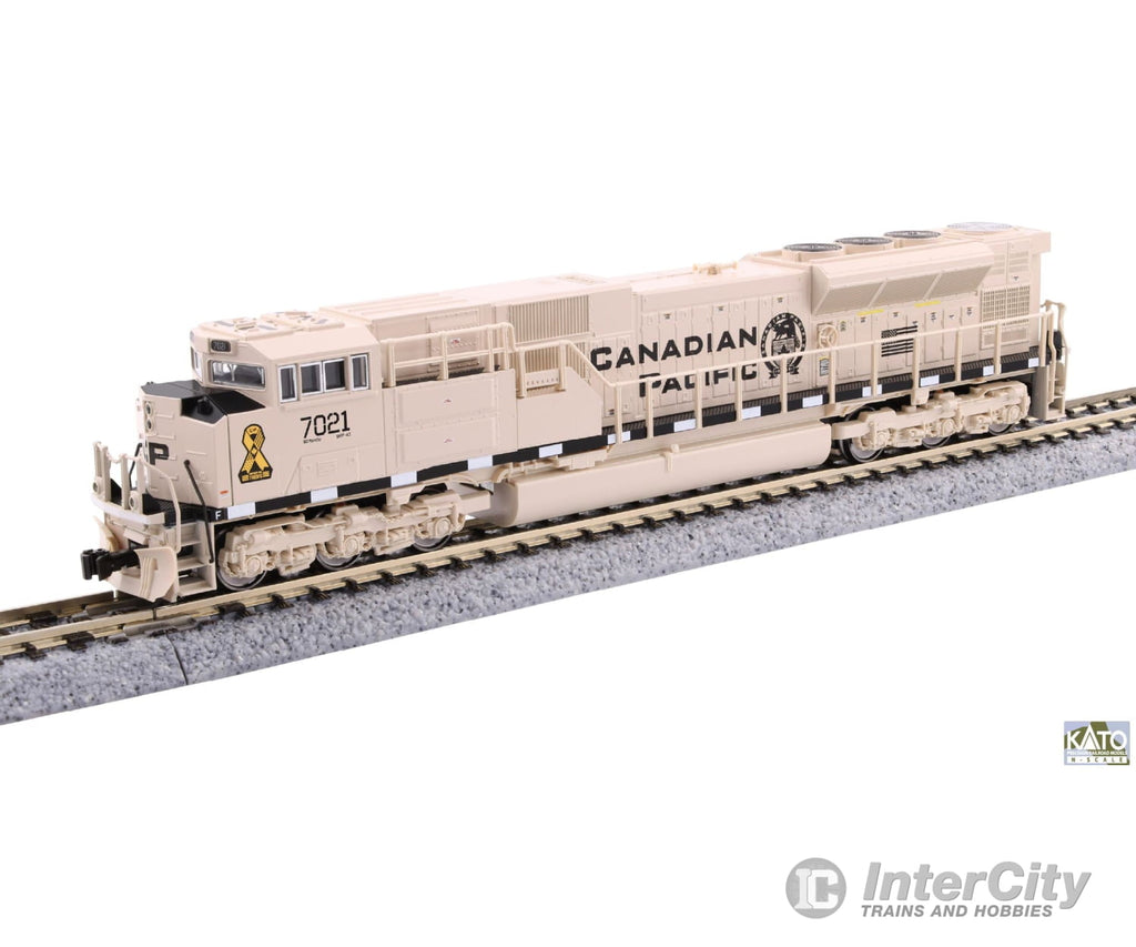 Kato 176-8542DCC N Canadian Pacific SD70ACu #7021 Desert Tan Military Series - DCC Locomotives