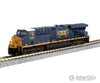 Kato 1768948 GE ES44AC GEVO - Standard DC -- CSX #5293 (blue, yellow, Boxcar Logo) - Default Title (IC-381-1768948)