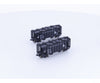 Kato 186-0104 N 2 Bay ACF Covered Hopper 2 Pack Chesapeake and Ohio (CO) 1013 1205 - Freight Cars