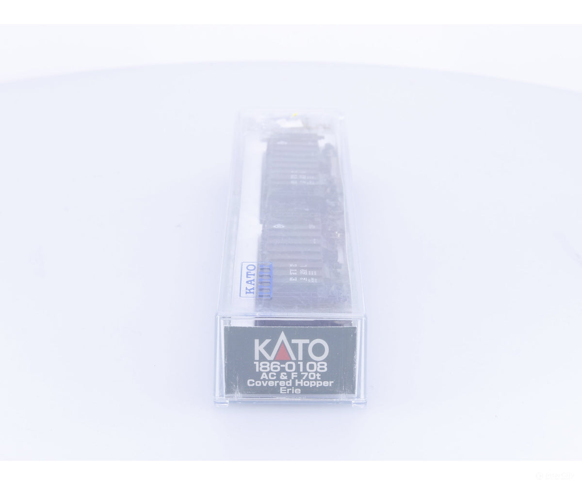 Kato 186-0108 N 2 Bay ACF Covered Hopper (Erie) 2 pack 21291 21254 - Freight Cars