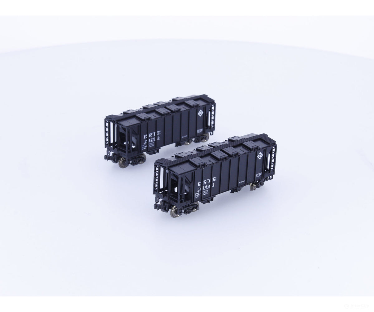 Kato 186-0108 N 2 Bay ACF Covered Hopper (Erie) 2 pack 21291 21254 - Freight Cars