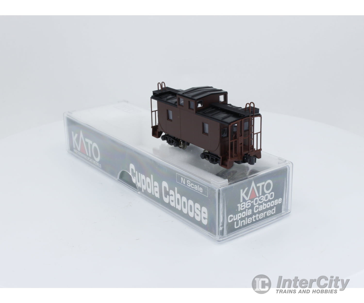 Kato 186-0300 N Cupola Caboose Freight Car Unlettered Undecorated Cars