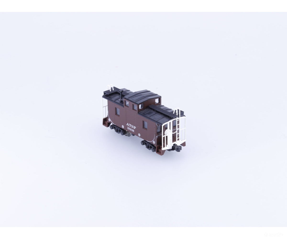 Kato 186-0310 N Steel Caboose w/ Straight Cupola Atchison Topeka and Santa Fe (ATSF) 1910R - Freight Cars