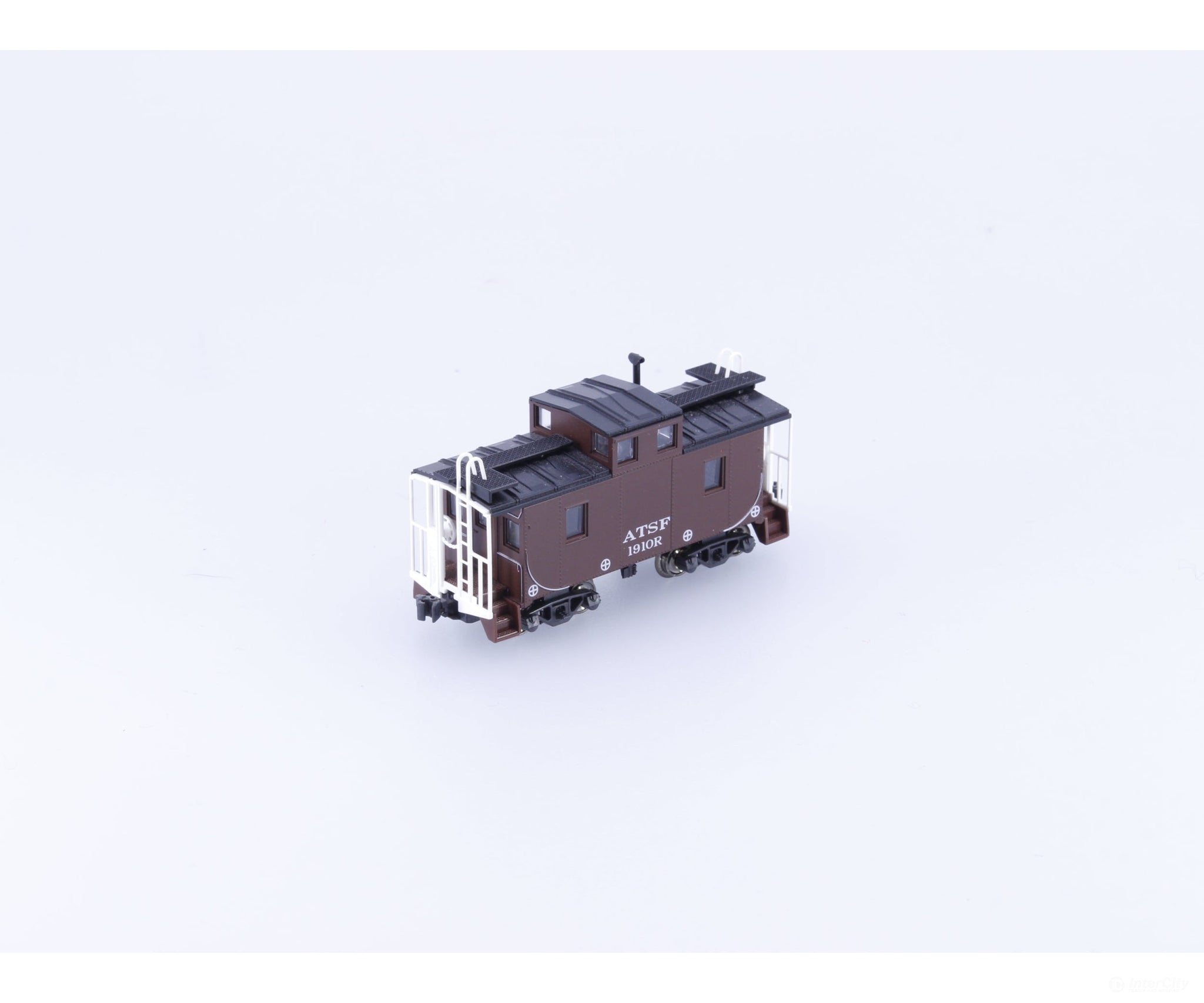 Kato 186-0310 N Steel Caboose w/ Straight Cupola Atchison Topeka and Santa Fe (ATSF) 1910R - Freight Cars