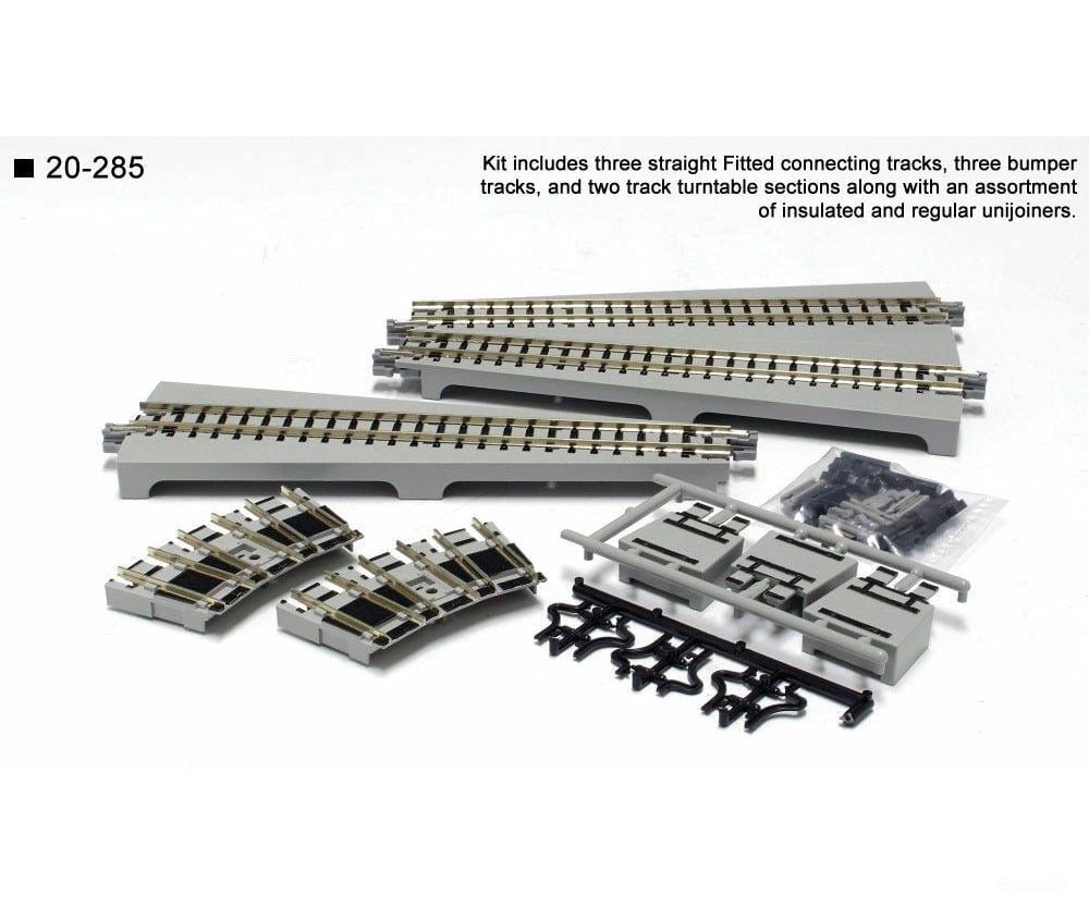 Kato 20285 Straight Turntable Extension Track Set - Unitrack - Default Title (IC-381-20285)