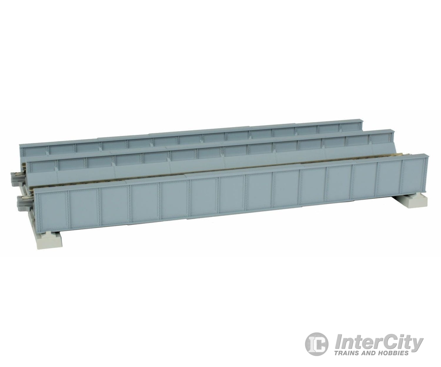 Kato 20457 Double-Track Plate Girder Bridge -- 7-13/32" 186mm (gray) - Default Title (IC-381-20457)