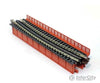 Kato 20465 Single-Track Curved Deck-Girder Bridge, Code 80 Track - Assembled - Unitrack -- 17-5/8" 448mm Radius, 15 Degrees (red) - Default Title (IC-381-20465)