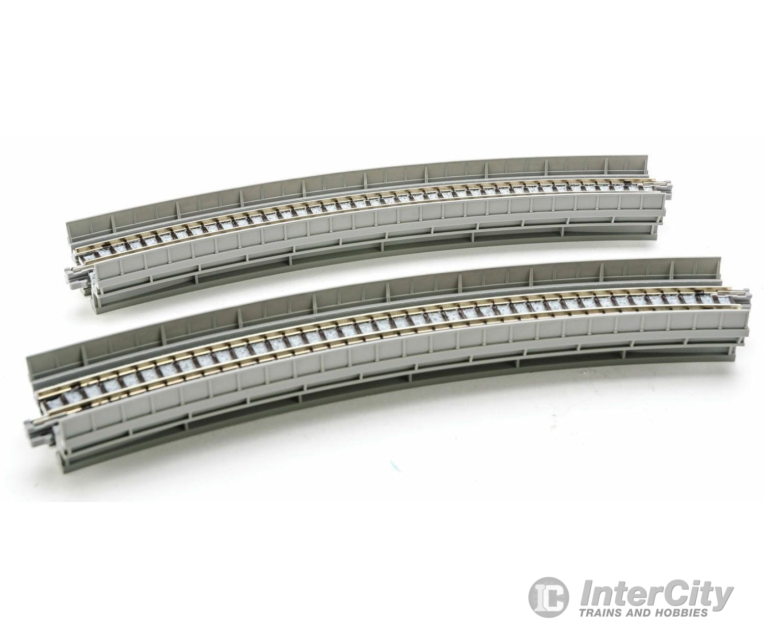 Kato 20540 Single-Track Viaduct -- Curved R381 - 30 (R 15" - 30) pkg(2) - Default Title (IC-381-20540)