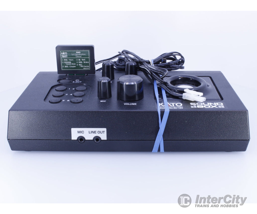Kato 22101 HO Sound Box with 15V Power Supply and EMD 1st Gen. Diesel Sound Card Analog Throttles & Power