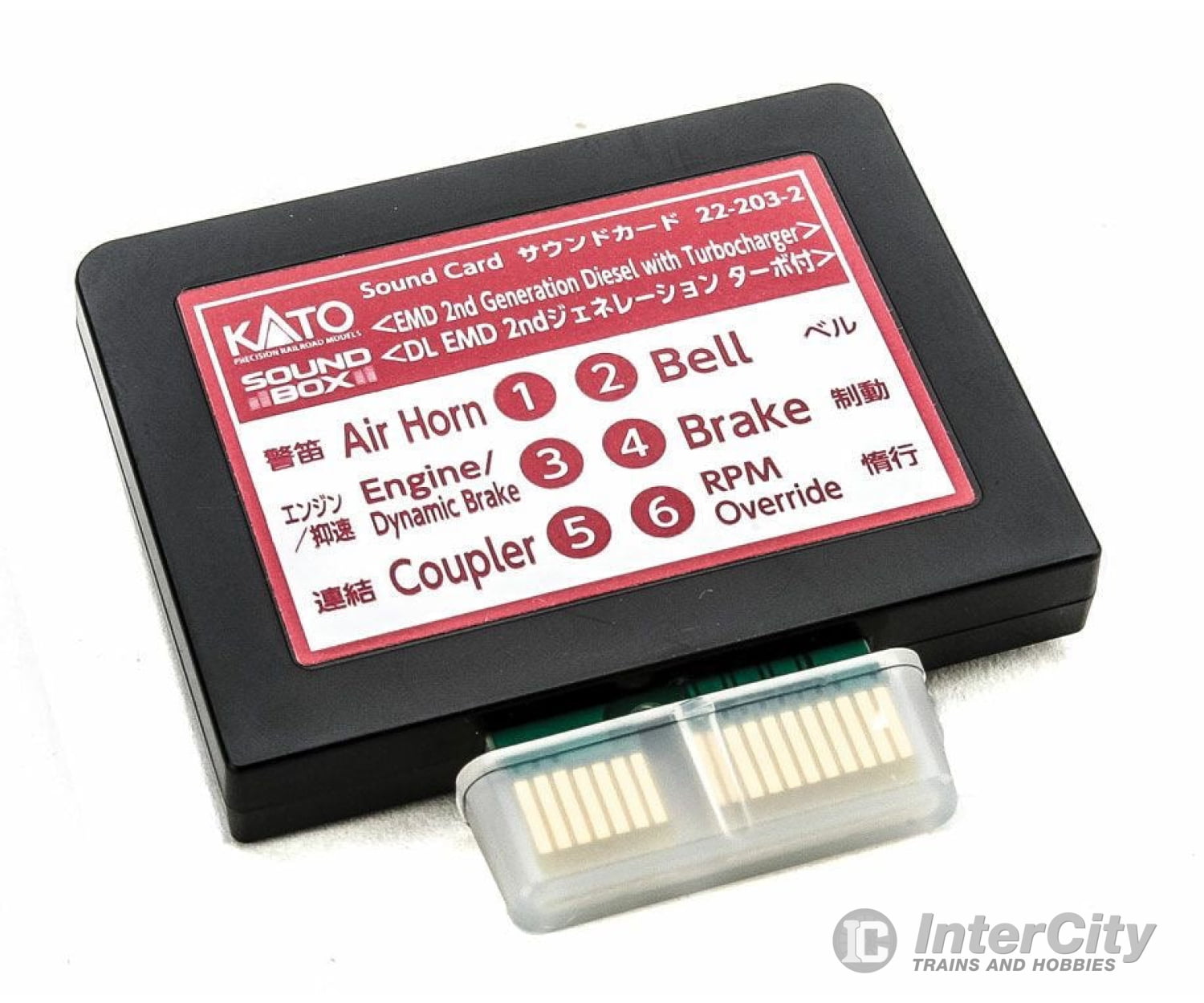 Kato 222032 Soundbox Sound Card -- EMD 2nd Generation Diesel w/Turbocharger - Default Title (IC-381-222032)