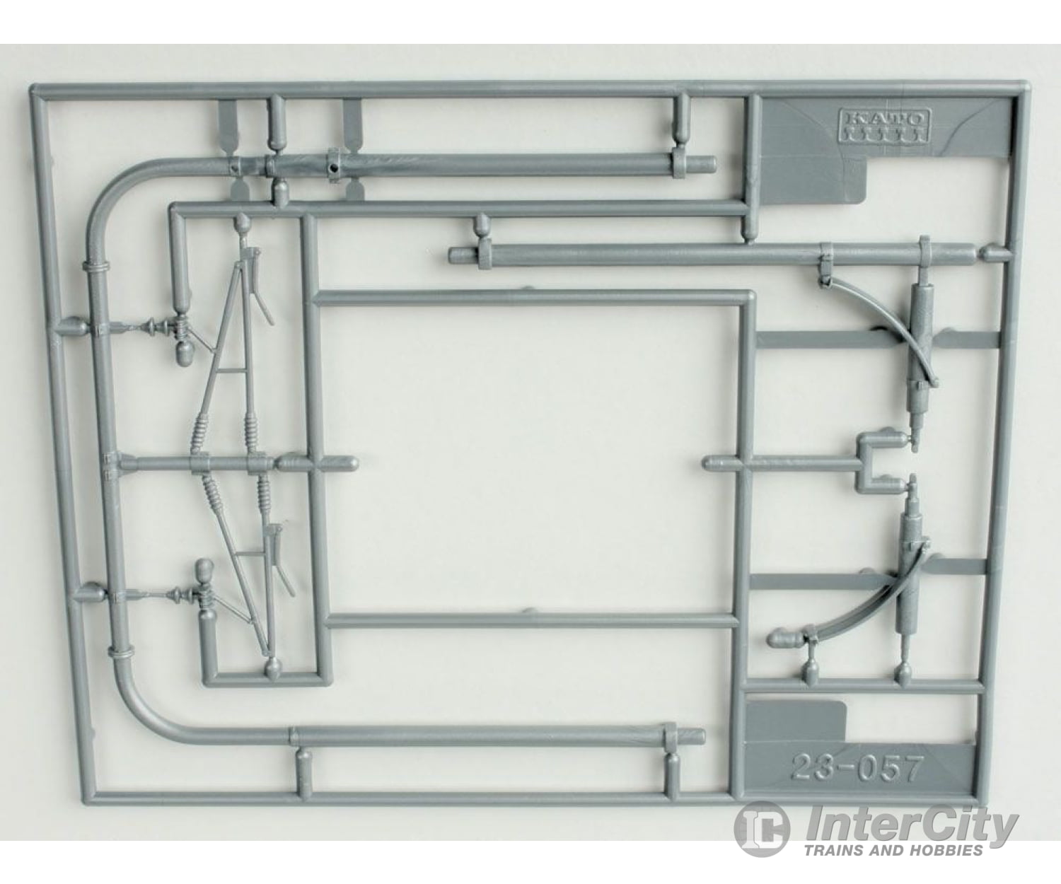 Kato 23057 Catenary Poles & Accessories -- Modern Double-Track Poles pkg(6) - Default Title (IC-381-23057)