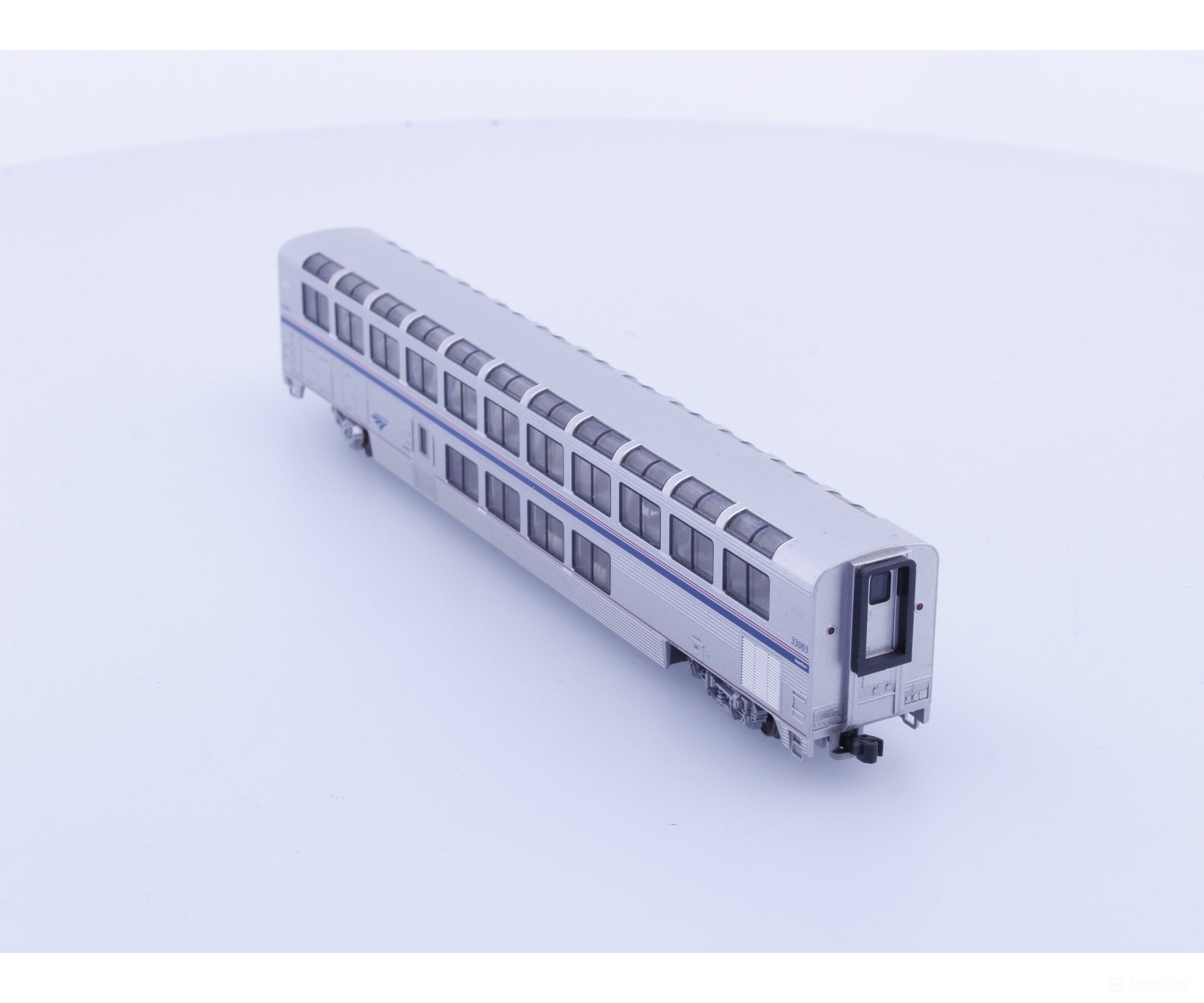 Kato 33003 N Double Deck Lounge Car Amtrak (AMTK) 33003 - Passenger Cars