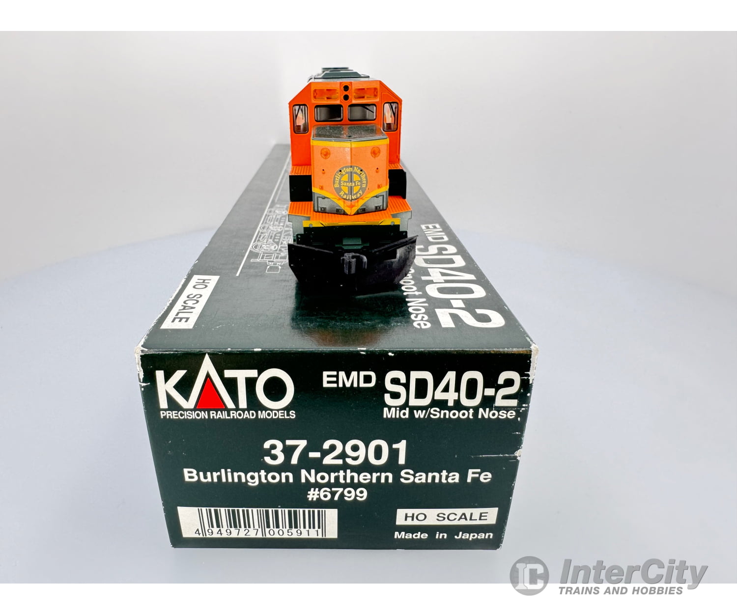 Kato 372901 Ho Emd Sd40-2 Snoot Nose Bnsf #6799 (Ho Scale) Locomotives