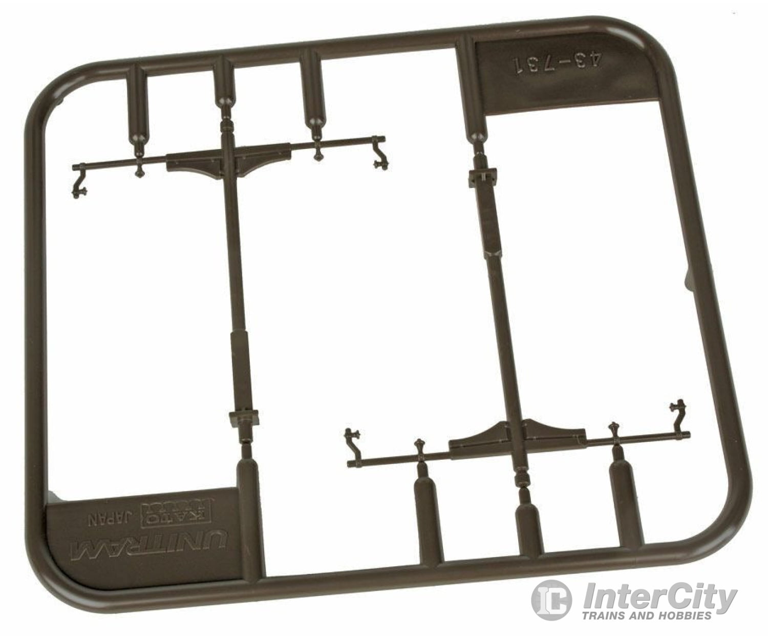 Kato 43731 Unitram Streetcar/Tram Catenary Pole Set -- pkg(10) - Default Title (IC-381-43731)