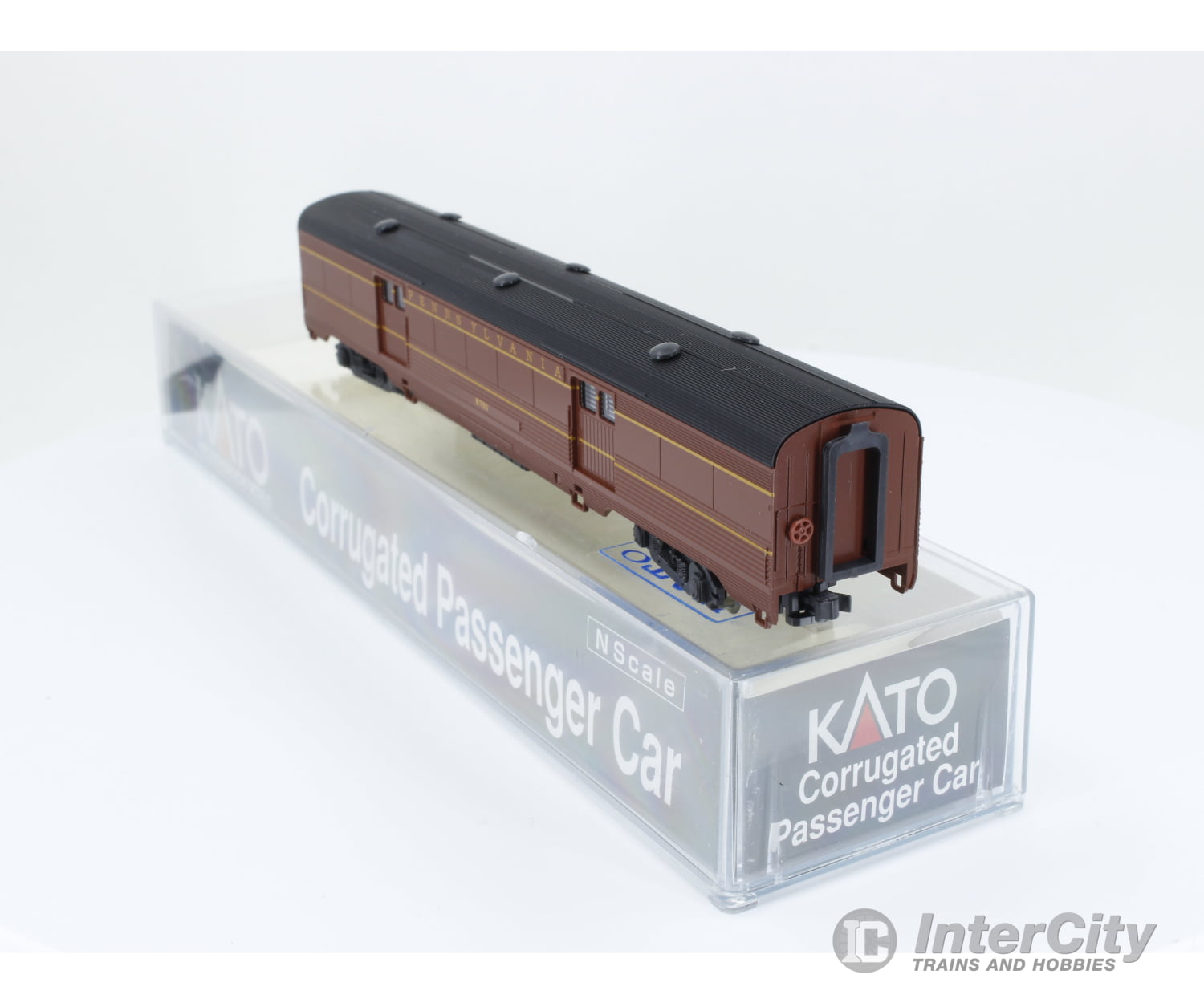 Kato 6701 N Pennsylvania Corrugated Passenger Car (Prr) Cars