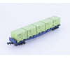 Kato 8002 N KOKI Flatcar with 5 Containers 10015 Freight Cars