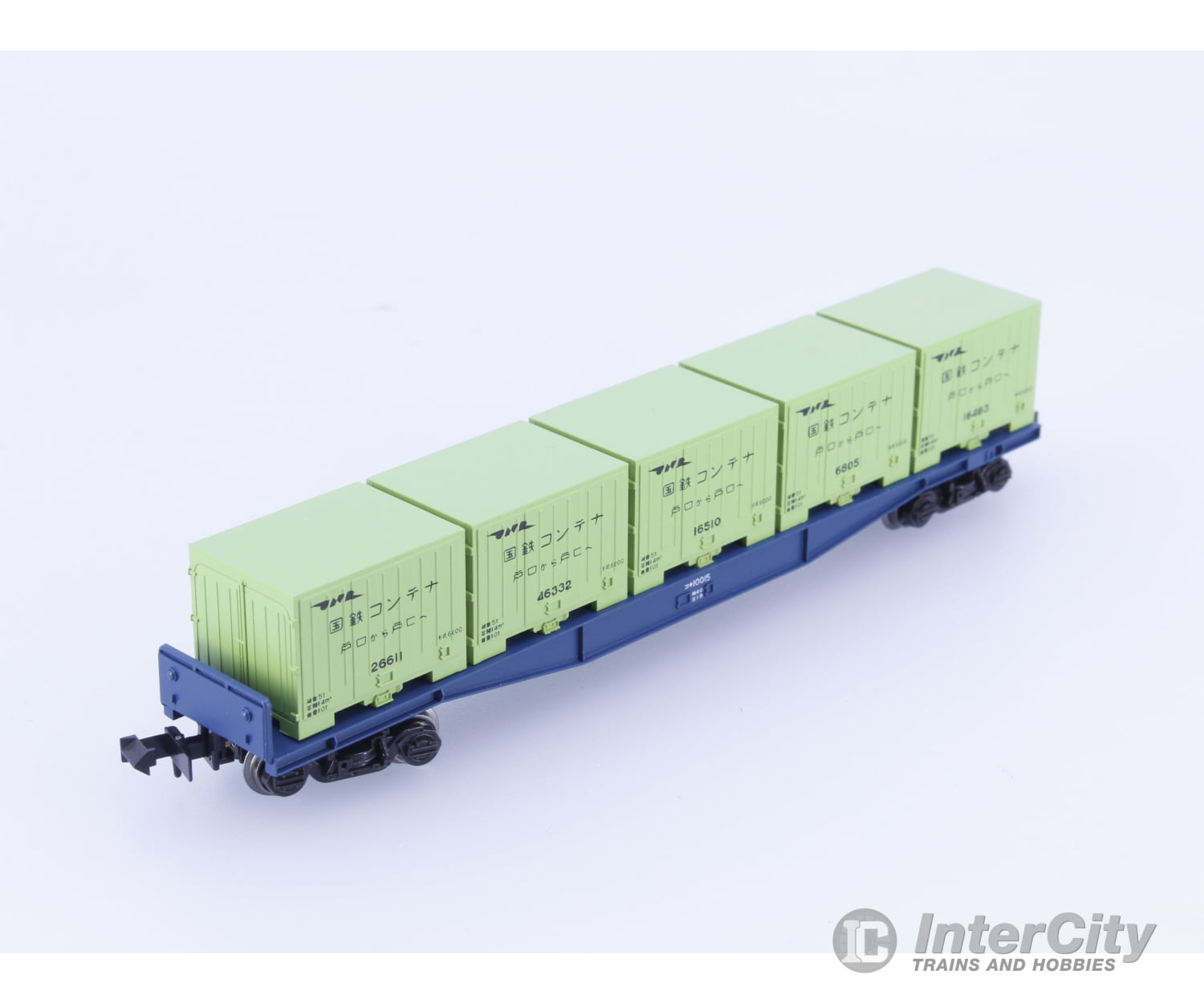 Kato 8002 N KOKI Flatcar with 5 Containers 10015 Freight Cars