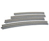 Kato 2242 Superelevated Easement Curve Track w/Concrete Ties - Unitrack -- 28-3/4" 730mm Radius, 22.5 Degree Sections, 1 Each Left & Right - Default Title (IC-381-2242)