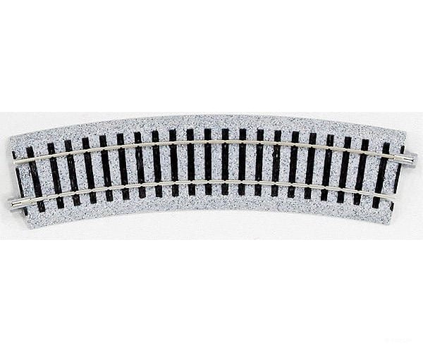 Kato HO 2260 Curved Roadbed Track Section - Unitrack -- 222.5 Degree Sections, 16-7/8" 430mm Radius pkg(4) - Default Title (CH-381-2260)