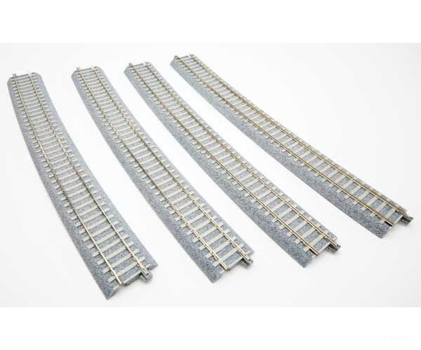 Kato 2331 Code 83 Concrete Tie Large-Radius Curve Track - Unitrack -- 63-1/4" 1606mm, 11.25 Degree Section - Default Title (IC-381-2331)