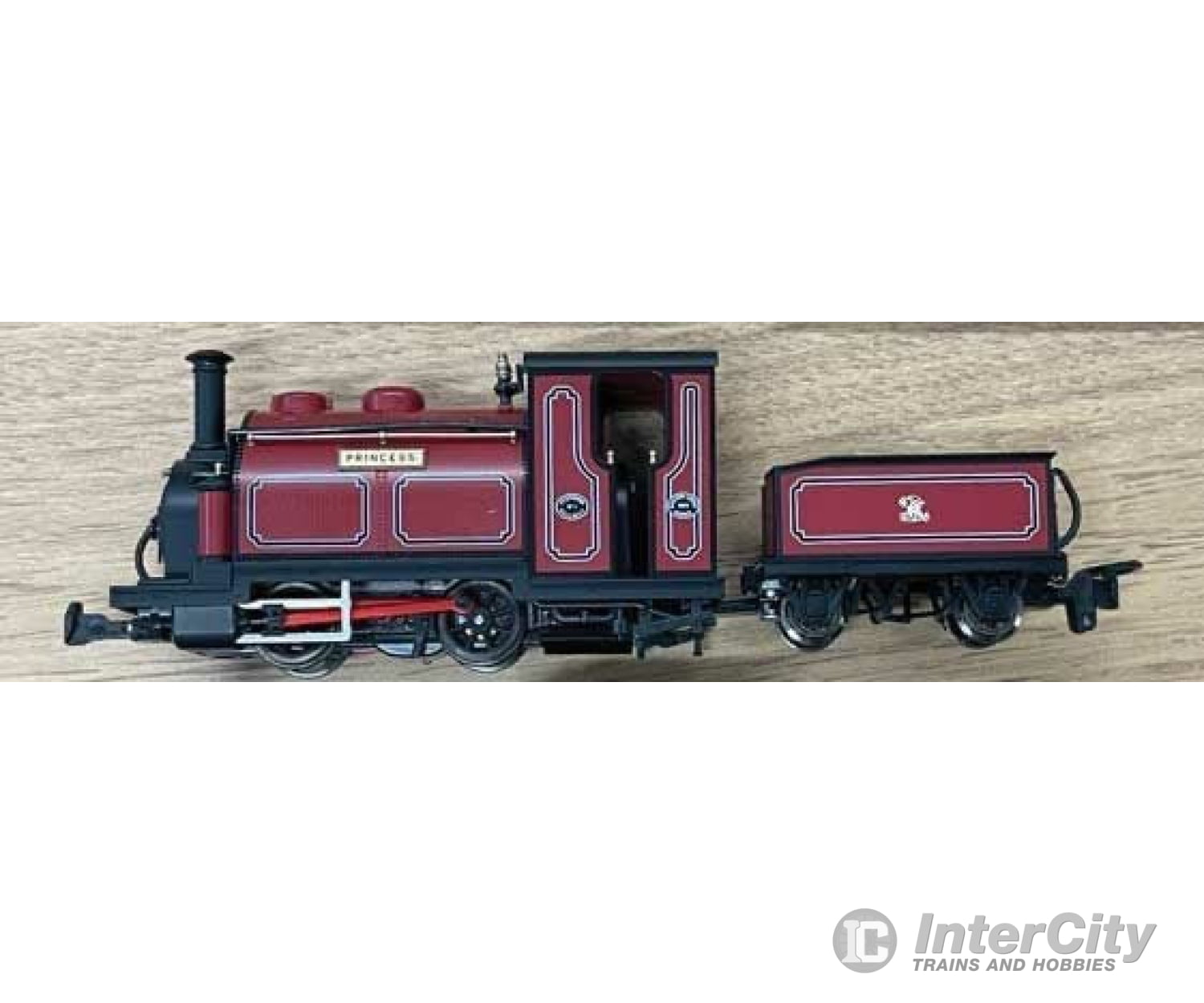 Kato HOn30 51251A 0-4-0T - Standard DC -- Ffestiniog Railway "Princess" (red, black) - Default Title (CH-381-51251A)