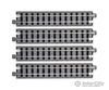 Kato Hon30 52120 Straight Roadbed Track Section - Unitrack 4-7/8’’ 124Mm Sections Pkg(4) & Turnouts