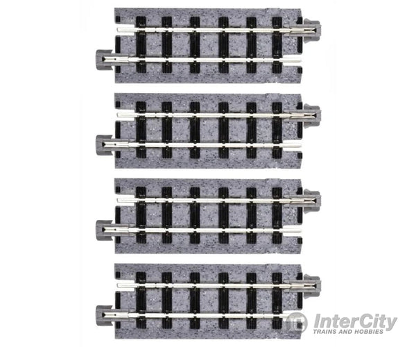 Kato Hon30 52140 Straight Roadbed Track Section - Unitrack 2-7/16’’ 62Mm Sections Pkg(4) & Turnouts