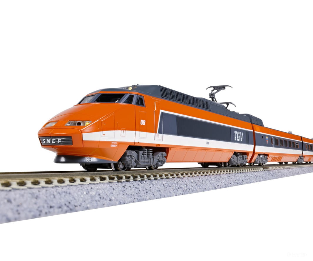 Kato N 10-2083 SNCF TGV Sud-Est 5-car Basic set (DC Analog) - Locomotives