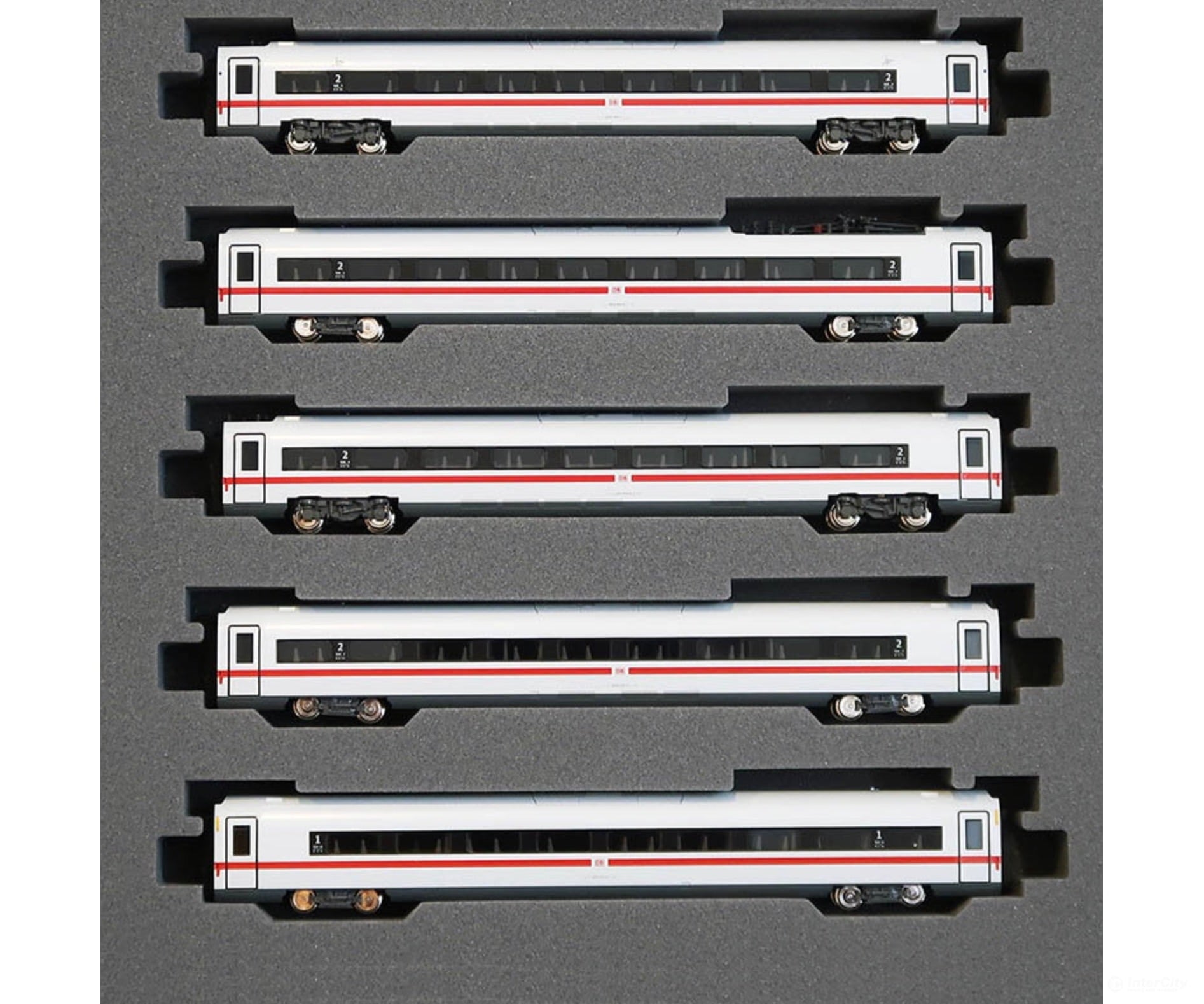 Kato N 101513 DB AG ICE 4 BR412 High Speed Train 5-Pc ADD-ON Set - Starter & Train Sets