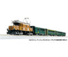 Kato N 101987 Class Ge 6/6-I Rhaetian Crocodile w/5 Cars Train Only Set - Standard DC - Rhaetian Railway #415 & EW 1