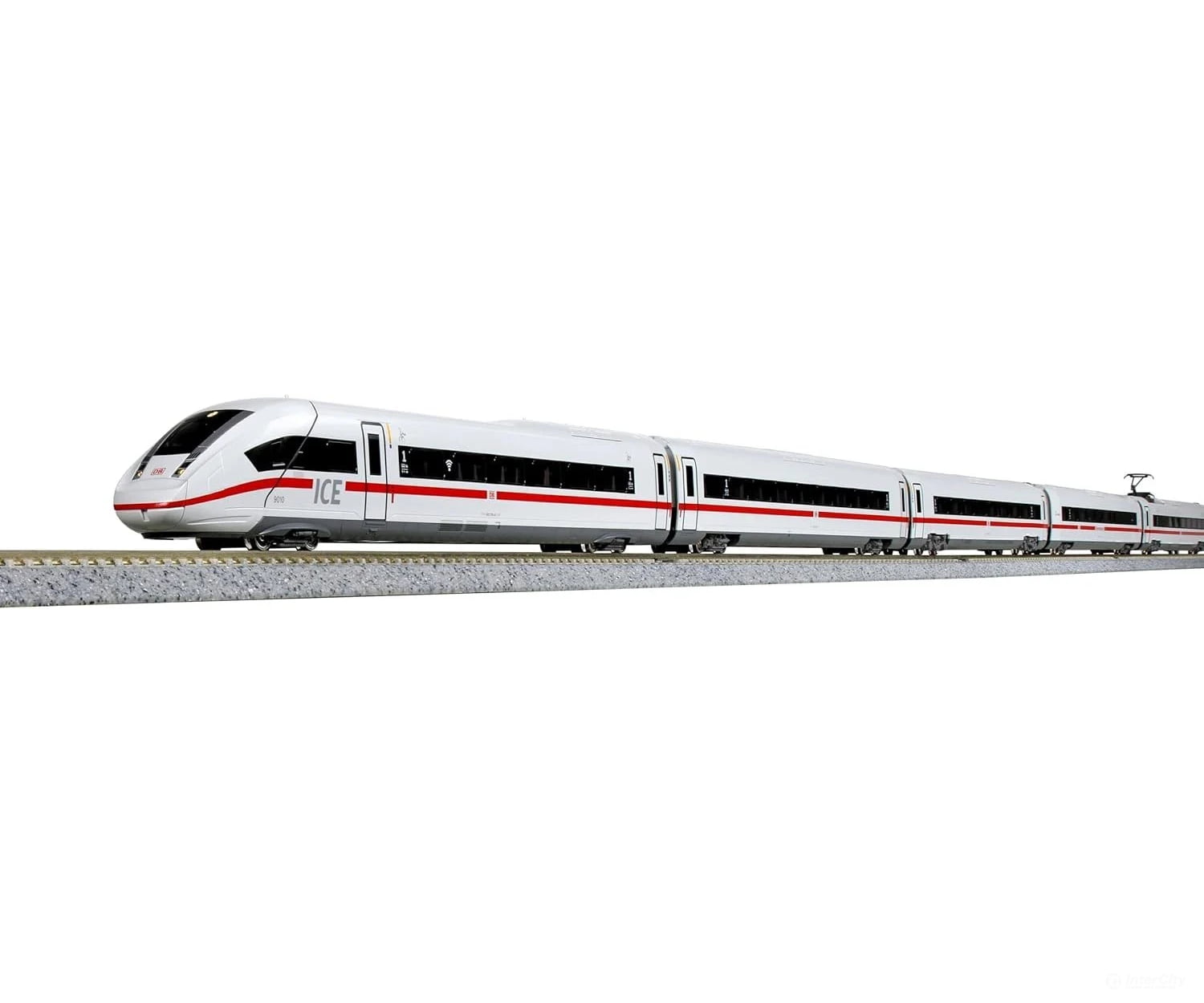 Kato N 102074 DB ICE 4 BR412 High Speed Train 4-Pc Base Set - DC Analog - Starter & Train Sets