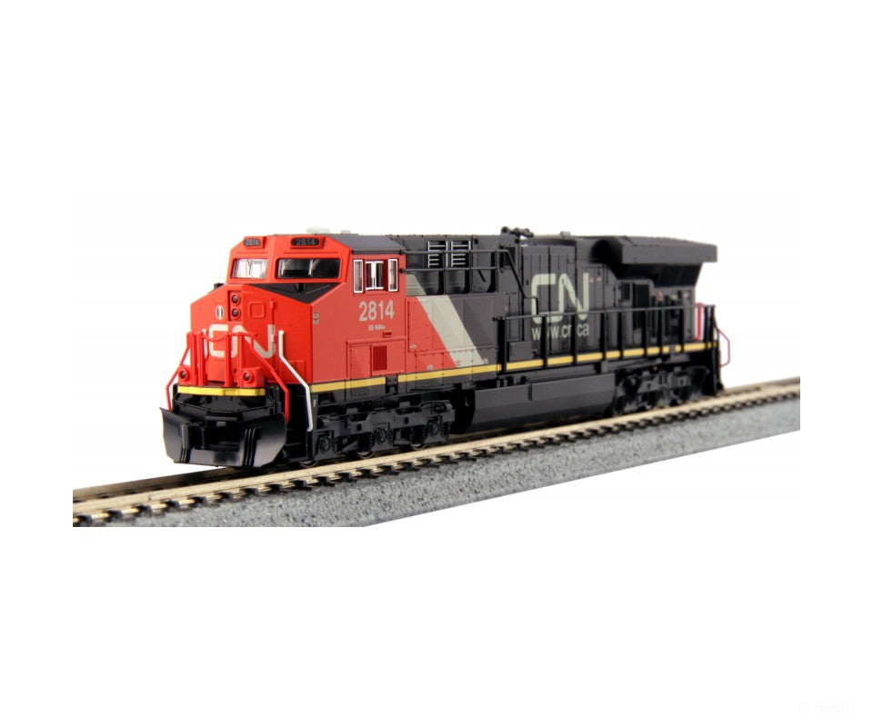 Kato N 1060020 Ge Es44Ac Gevo Mixed Freight Starter Set -- Canadian National & Train Sets