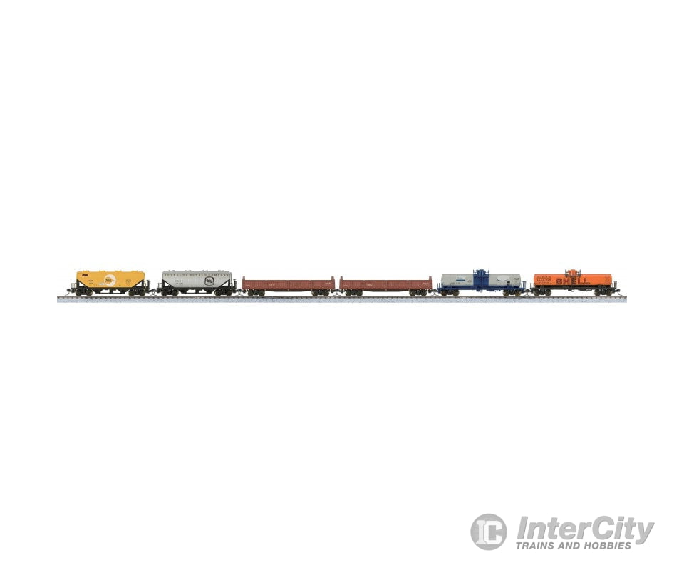Kato N 1060020 Ge Es44Ac Gevo Mixed Freight Starter Set -- Canadian National & Train Sets