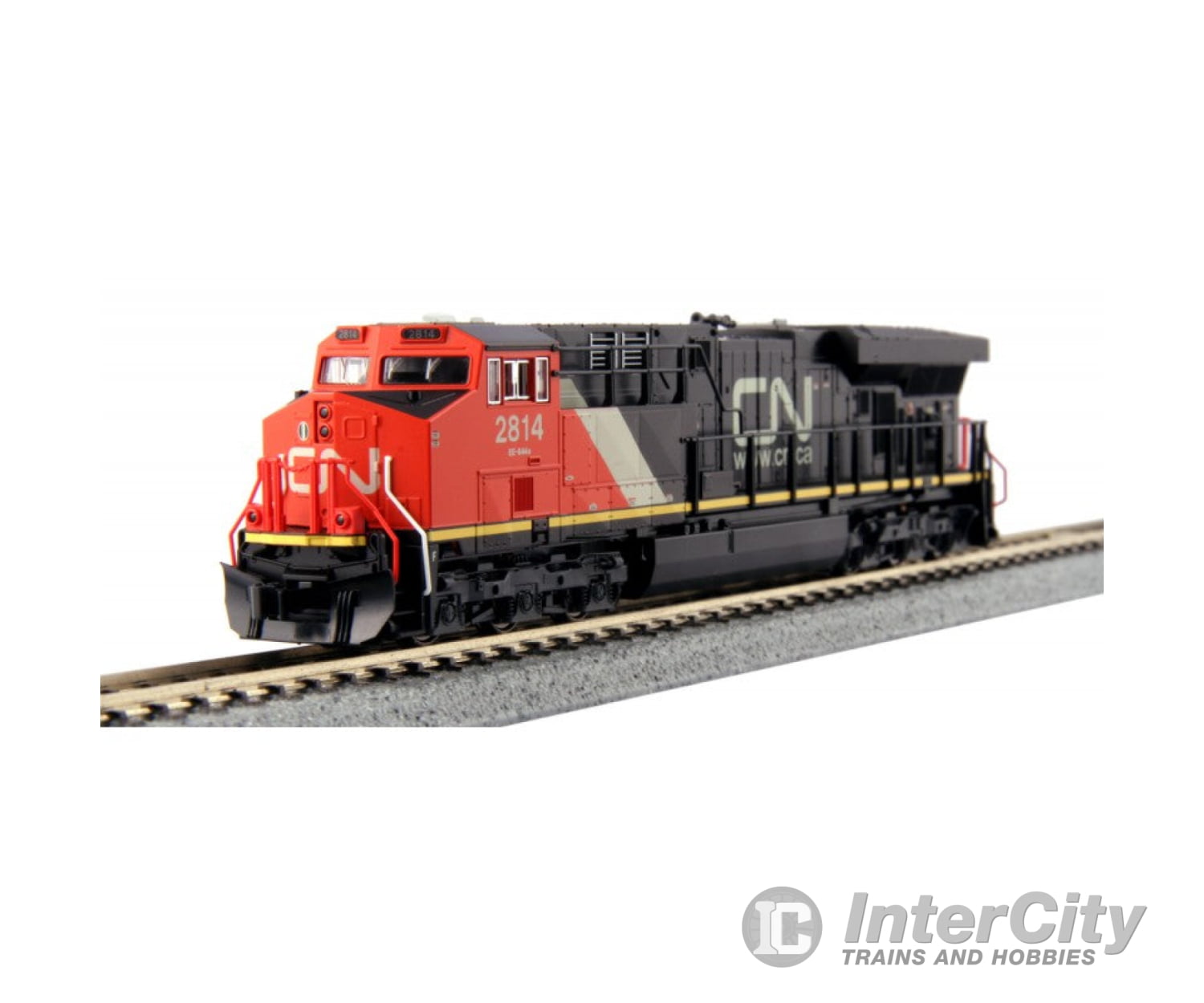 Kato N 1060020 Ge Es44Ac Gevo Mixed Freight Starter Set -- Canadian National & Train Sets