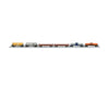Kato N 1060022 Ge Es44Ac Gevo Mixed Freight Starter Set -- Canadian Pacific Loco 6 Cars; Unitrack