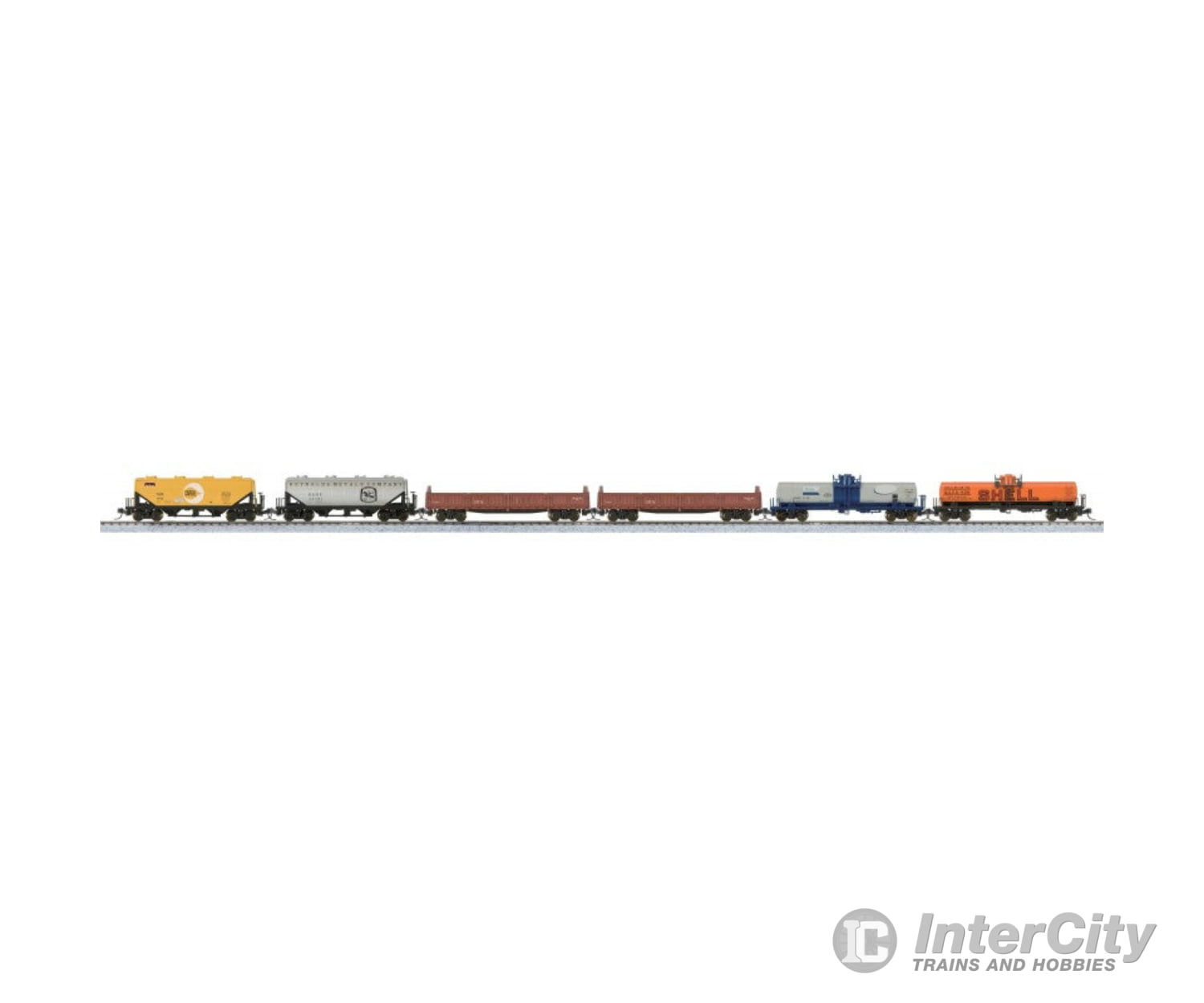 Kato N 1060022 Ge Es44Ac Gevo Mixed Freight Starter Set -- Canadian Pacific Loco 6 Cars; Unitrack