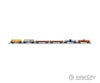 Kato N 1060022 Ge Es44Ac Gevo Mixed Freight Starter Set -- Canadian Pacific Loco 6 Cars; Unitrack