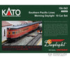 Kato N 106063 Morning Daylight Streamlined 10-Car Set - Ready To Run -- Southern Pacific (1940
