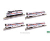 Kato N 1063530 F40PH w/Ditch Lights 3 Superliner I CarsTrain-Only Set - Standard DC - Amtrak (Phase III silver red