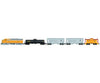 Kato 1066272 Diesel Freight Train-Only Set - Standard DC -- Union Pacific (Armour Yellow, gray) - Default Title (IC-381-1066272)