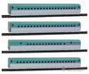 Kato N 10859 Electric E5 Shinkansen Hayabusa Falcon Add-On Set -- B 4-Cars 1 Each: E526-100 E526-200