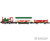 Kato N 1225 Christmas Train-Only Set - Standard DC - Pocket Line - 0-4-0T #1225 Powered Passenger Car Gondola