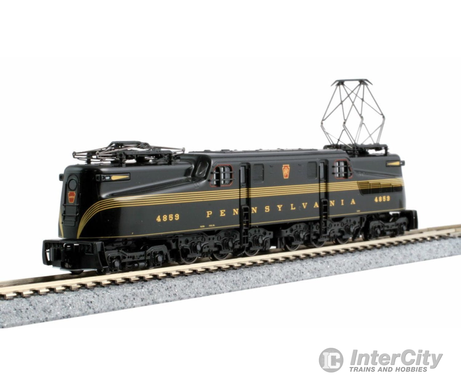 Kato N 1372005DCC GG1 Electric - DCC -- Pennsylvania Railroad 4859 (5-Stripe, Brunswick Green) - Default Title (CH-381-1372005DCC)