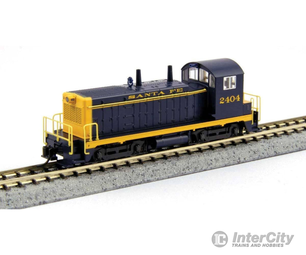 Kato N 1764376 Emd Nw2 - Standard Dc Santa Fe #2414 (Pinstripe Blue Yellow) Locomotives