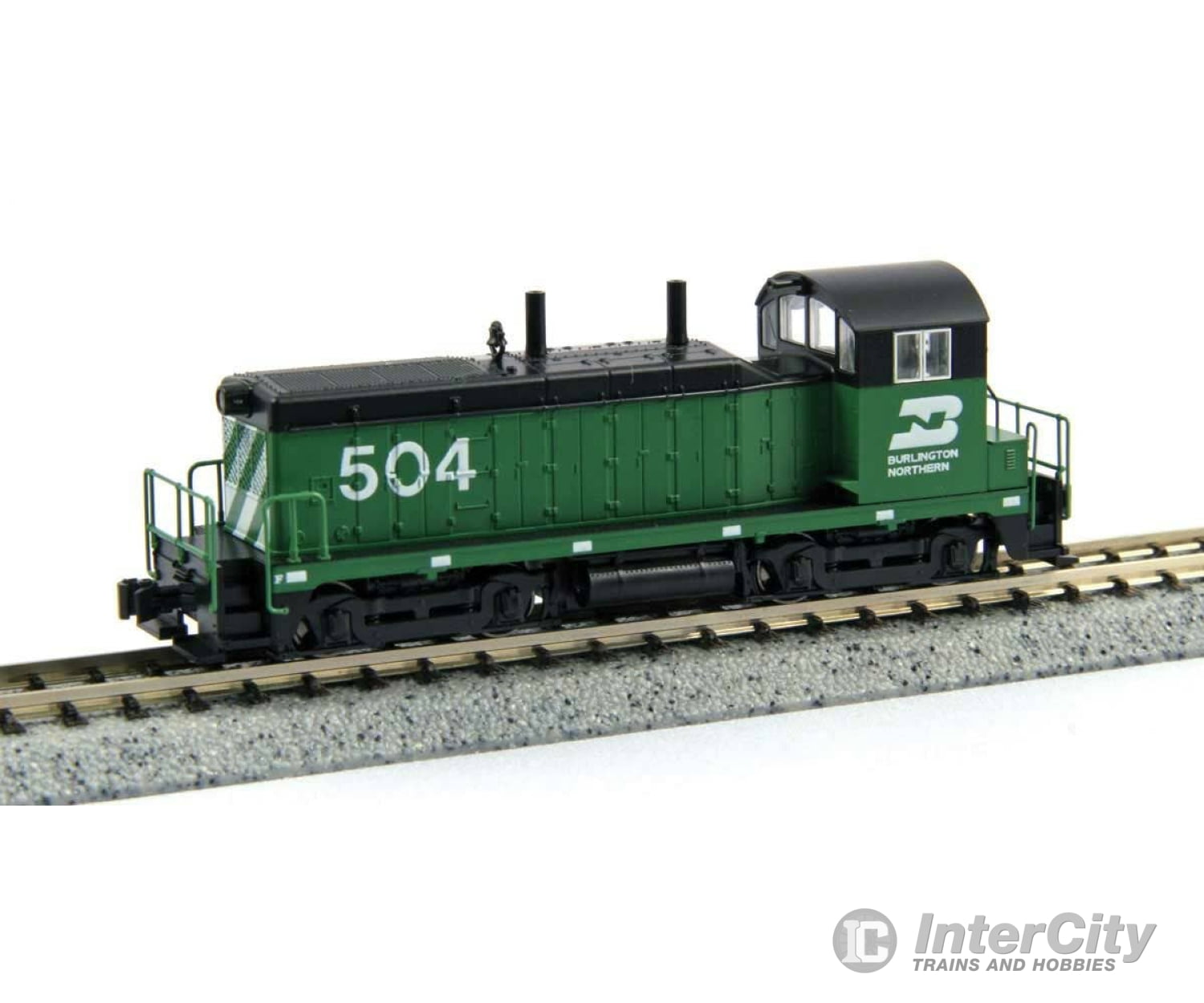 Kato N 1764377 Emd Nw2 - Standard Dc Burlington Northern #534 (Cascade Green Black White)