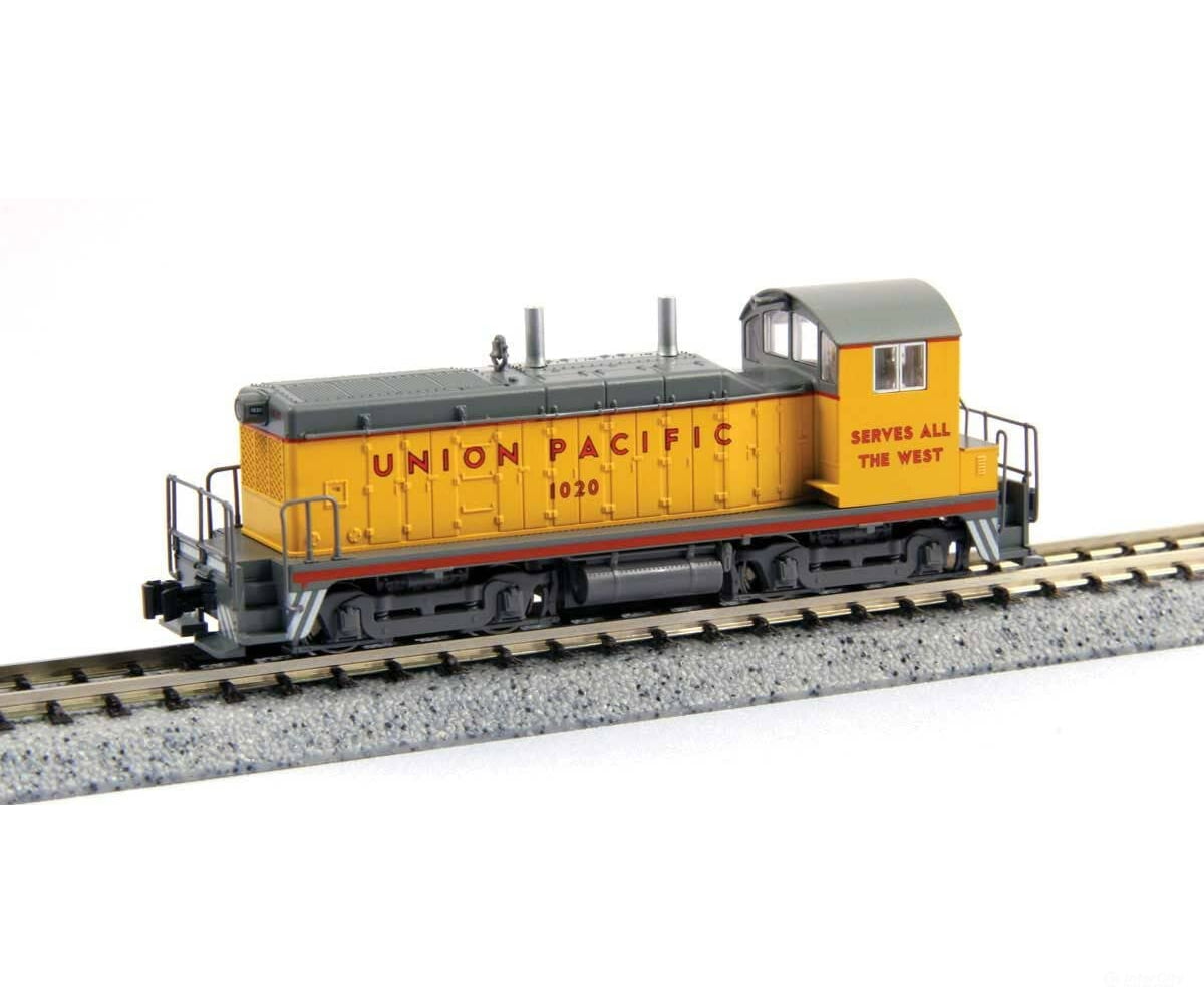 Kato N 1764379Dcc Emd Nw2 - Dcc Union Pacific #1032 (Armour Yellow Gray Red Silver) Locomotives