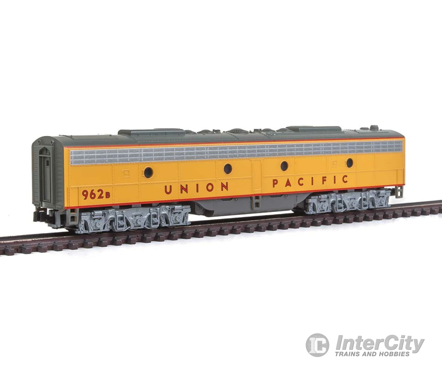 Kato N 1765355 Emd E8/9B - Standard Dc -- Union Pacific 962B (Late Passeneger Scheme Armour Yellow