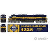 Kato N 1766412 Emd Sd70Mac W/Nose Headlight - Standard Dc Alaska Railroad #4328 100 Years